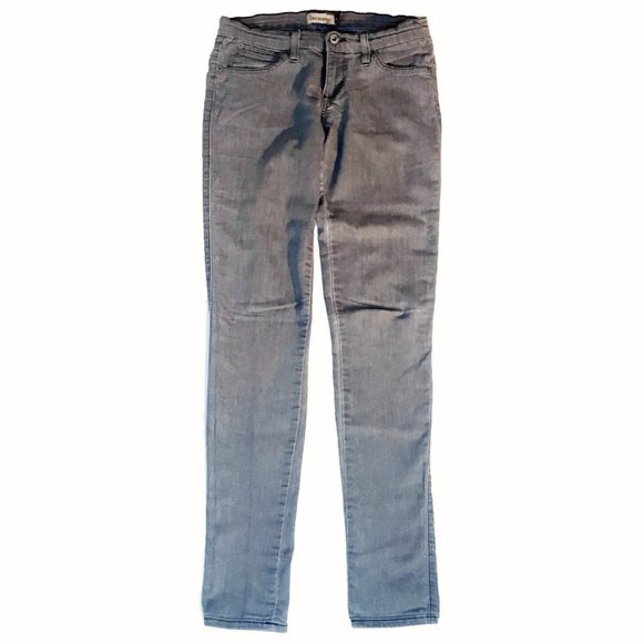 Grey Slim-Fit Straight Leg Jeans - Picture 1 of 6